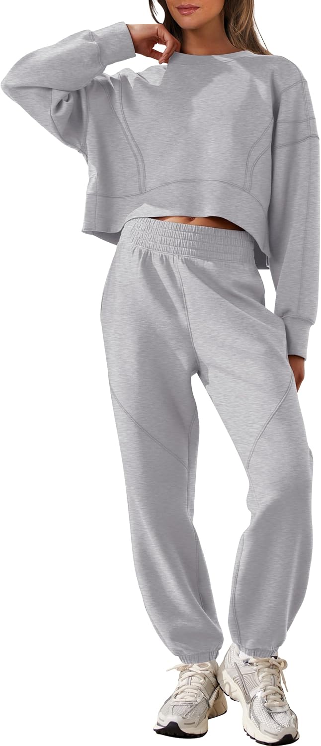 Stylish ANRABESS Womens 2 Piece Outfits for Travel and Lounge