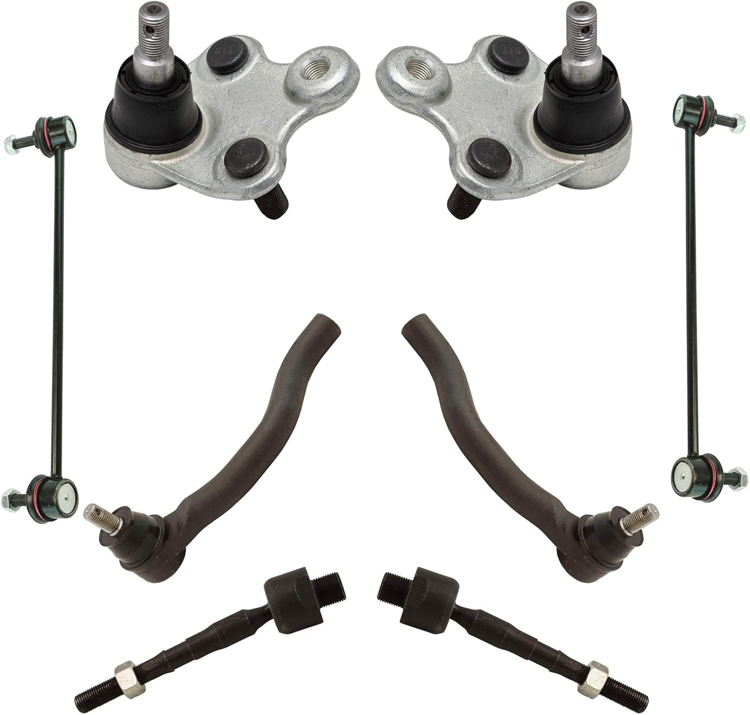TRQ Front Steering & Suspension Kit for Acura ILX and Honda Civic