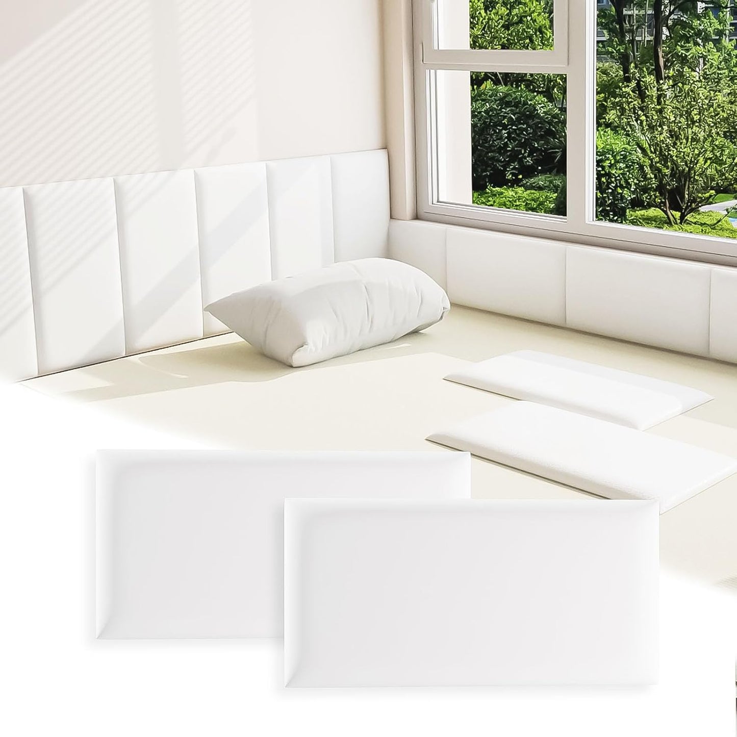 3D Anti-Collision Wall Padding for Kids - Peel and Stick Panels