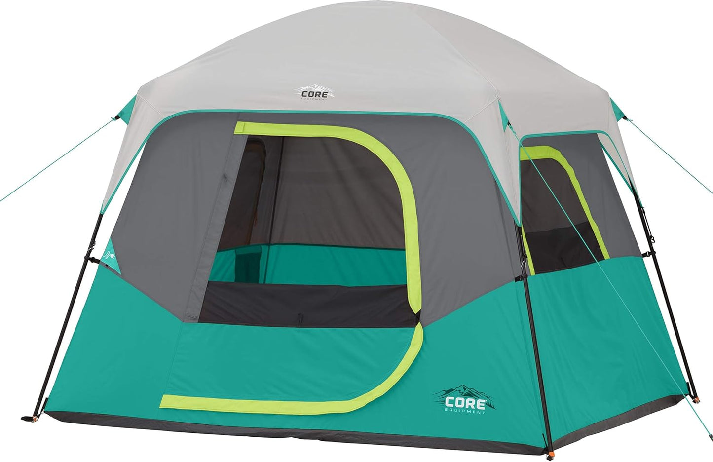 CORE 4 & 6 Person Camp Tents for Outdoor Car Camping Adventures