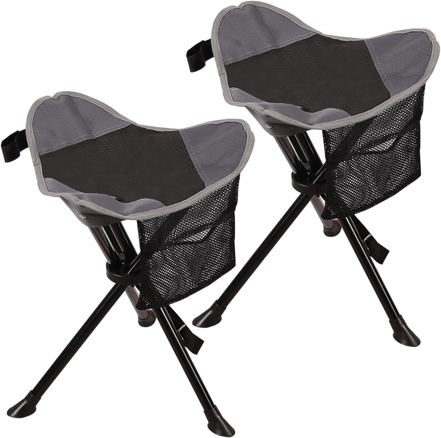 Portable Tripod Camping Stools 2-Pack by REDCAMP