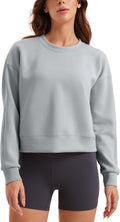 CRZ YOGA SoftAura Pullover Sweatshirt for Women - Chic Comfort