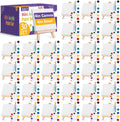 Mini Acrylic Paint Kit with 4in Canvases and 6in Easels - All-in-One