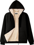 Women's Fleece Lined Zip Up Hoodie Jacket - Cozy Warm (Style KV9H)