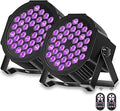 Black Lights 72W UV Blacklight Uplights - Powerful Stage Glow