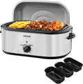 VEVOR Roaster Oven 24QT Electric Turkey Roaster - Dual Cooking