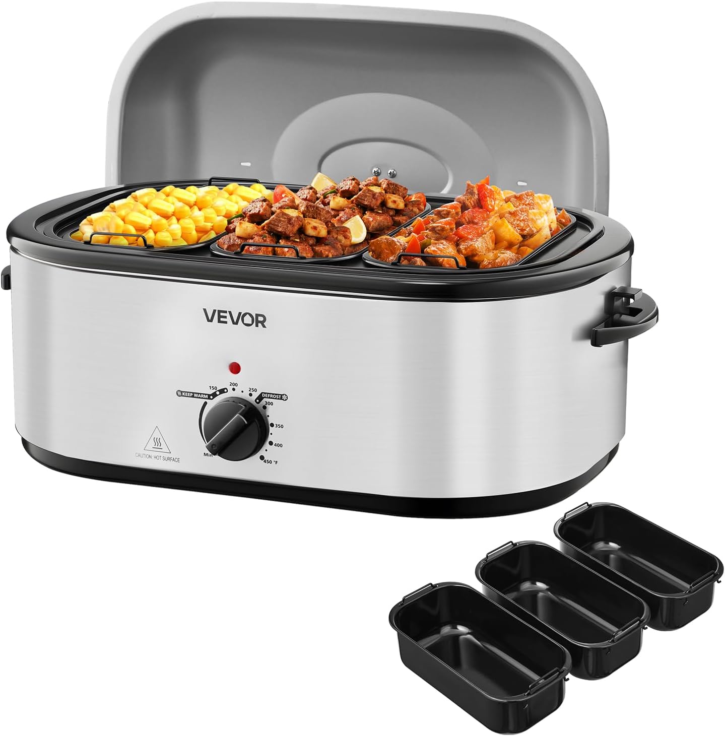 VEVOR 24QT Electric Turkey Roaster Oven for Perfect Meals