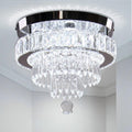 11.8ft Crystal Pendant Light LED Ceiling Light - Modern Cool White