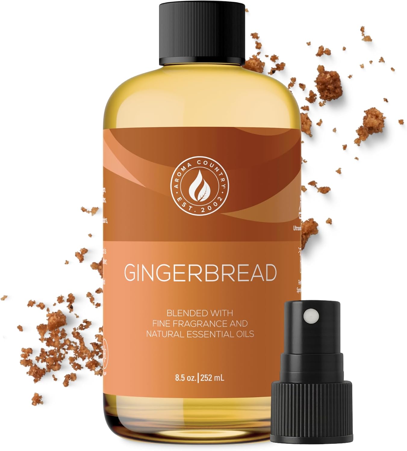 Aroma Country Gingerbread Diffuser Oil for Cozy Holiday Ambiance