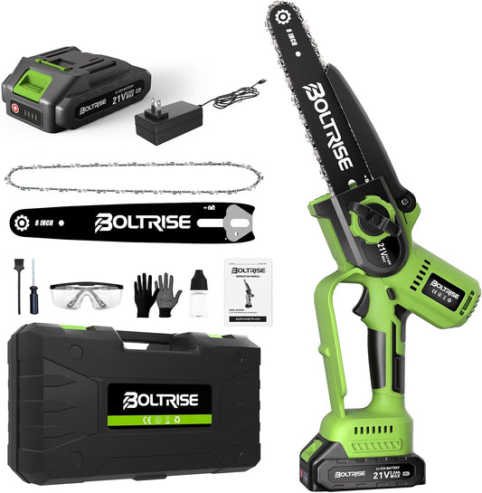 8 Inch Cordless Mini Chainsaw for Efficient Tree Trimming Tasks