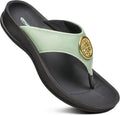 Arch Supportive Strappy Orthotic Flip Flops - Cushioned Comfort Shoes