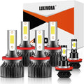 Compatible For Nissan Altima Fog Light Bulb Pack of 6 - Clear Night