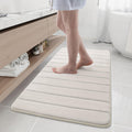 Buganda Memory Foam Bath Mat Runner, 47 in x 24 in - Ultra Soft
