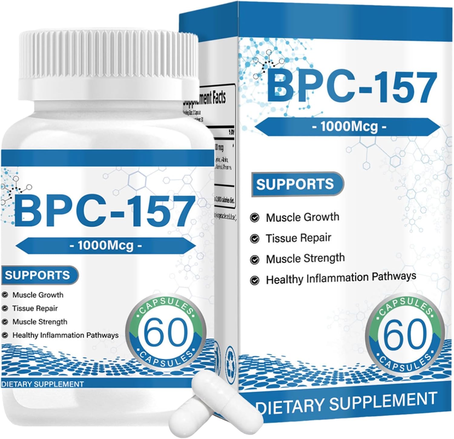 BPC 157 Peptide Capsules for Faster Recovery and Gut Healing
