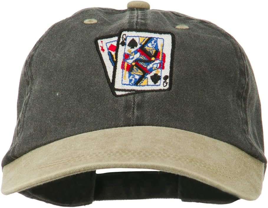 Gaming Pinochle Cap: Embroidered Fun!