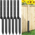6PCS Heavy Duty Fence Post Repair Kit for Wooden Support