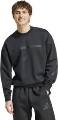 adidas mens Z.n.e. Sweatshirt - Comfortable Oversize Crewneck