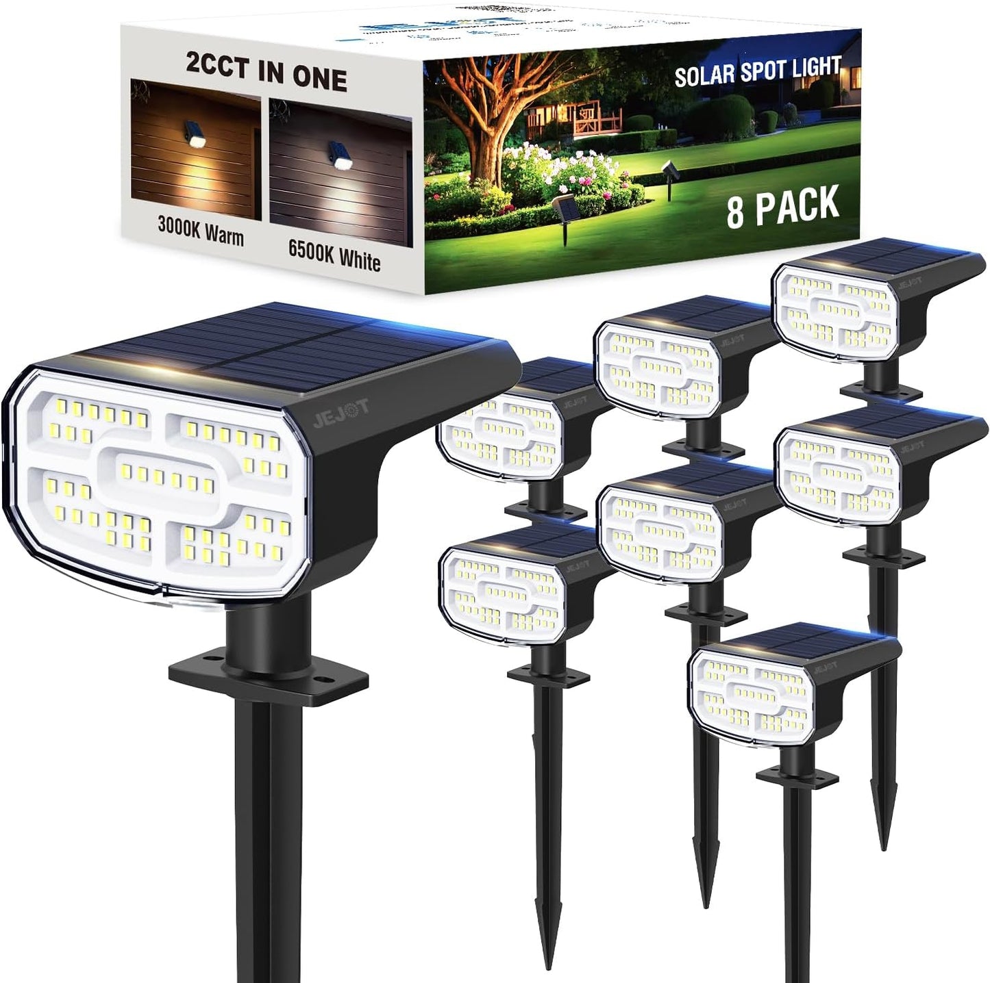 Super Bright Solar Lights Outdoor Waterproof IP65 for Gardens