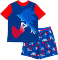 SEGA Sonic The Hedgehog Rash Guard and Swim Trunks Set - UPF 50