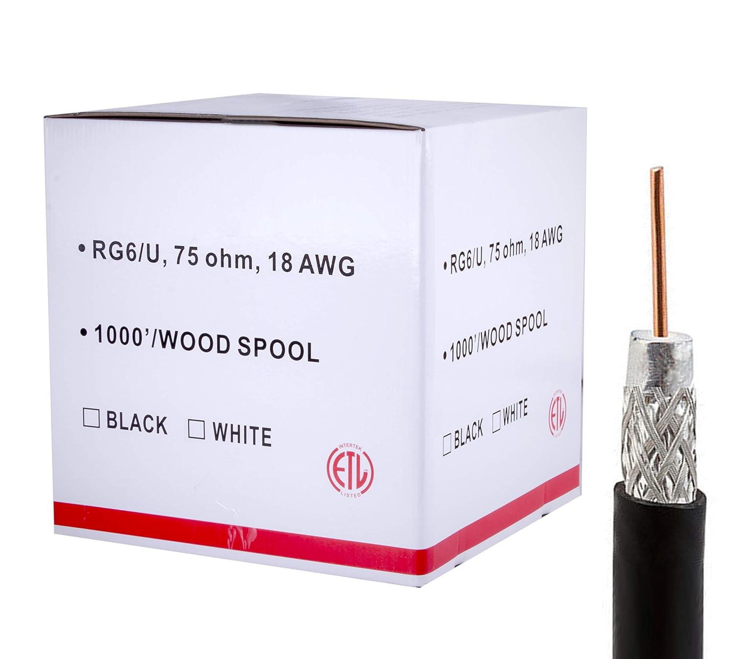 Five Star Cable RG6 UTP 1000 ft Shielded Coaxial Cable Review