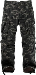 Men's Camo BDU Cargo Tactical Ripstop Casual Lightweight (Style B1LH)