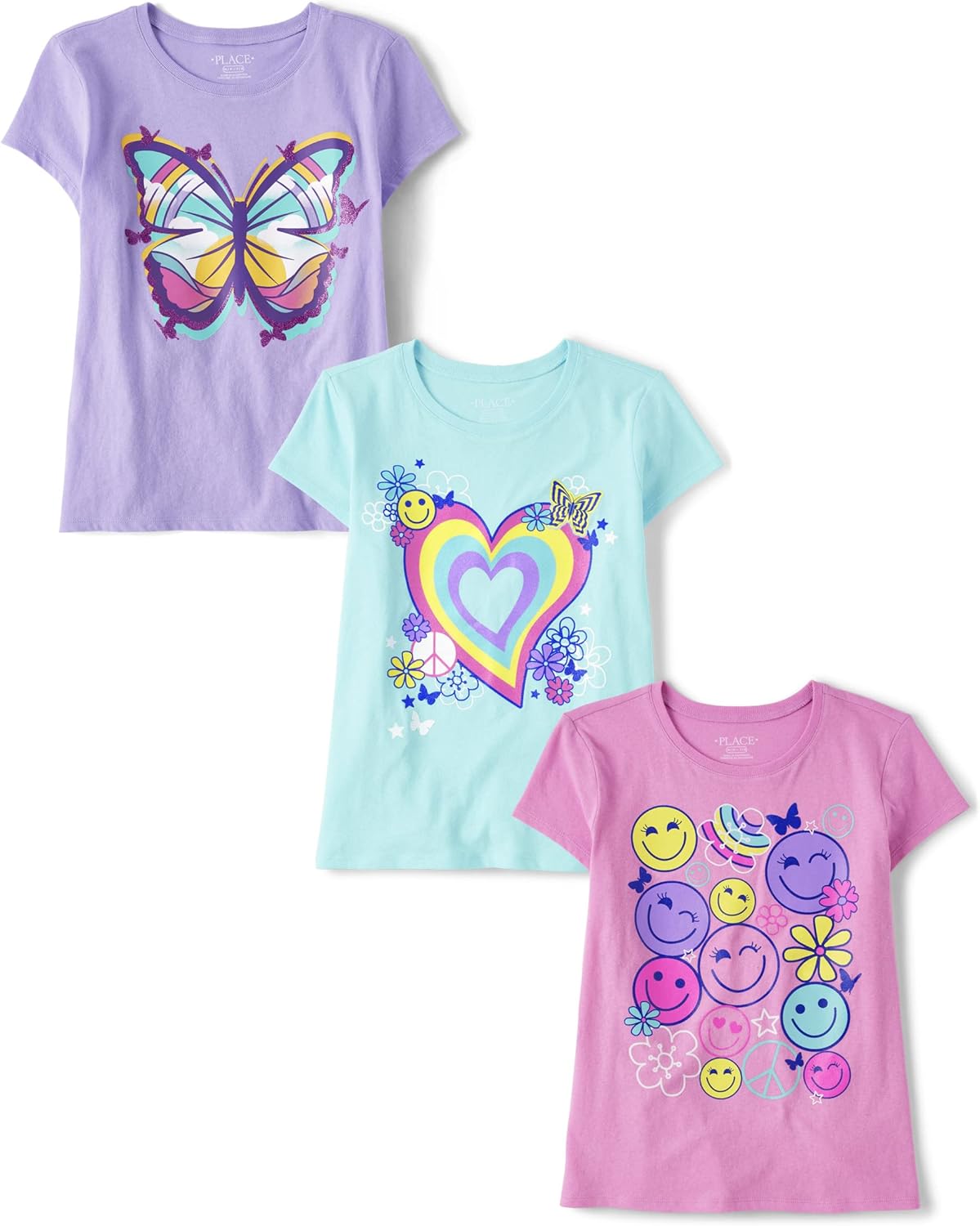 Kindness Love Equality Short Sleeve Graphic T Shirts for Girls