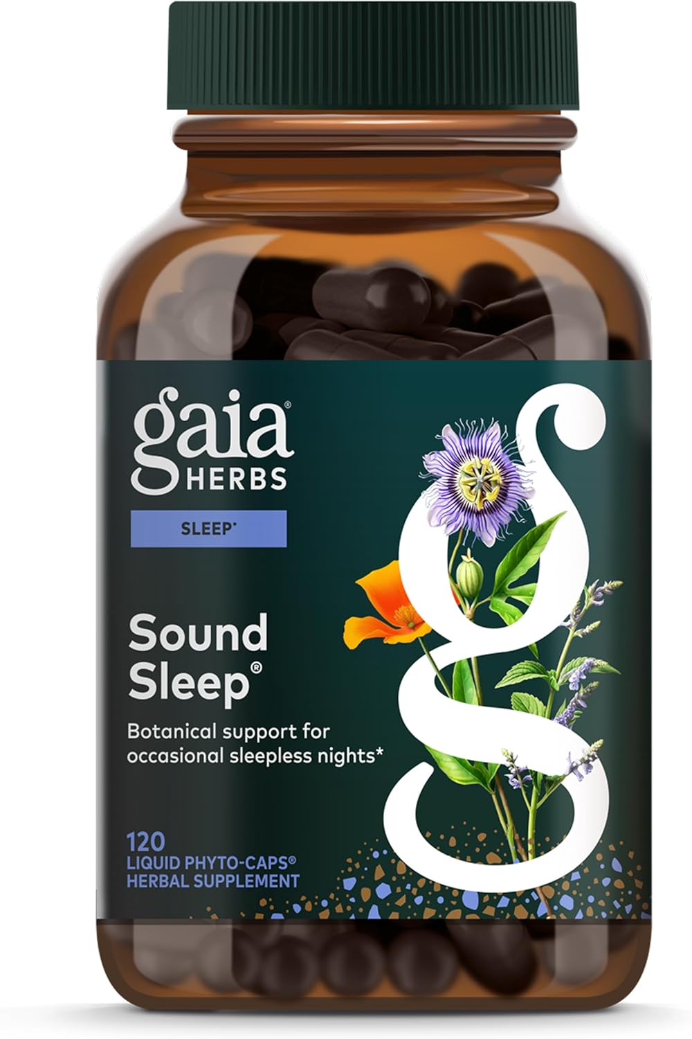 Gaia Herbs Sound Sleep Natural Sleep Support with Valerian Root