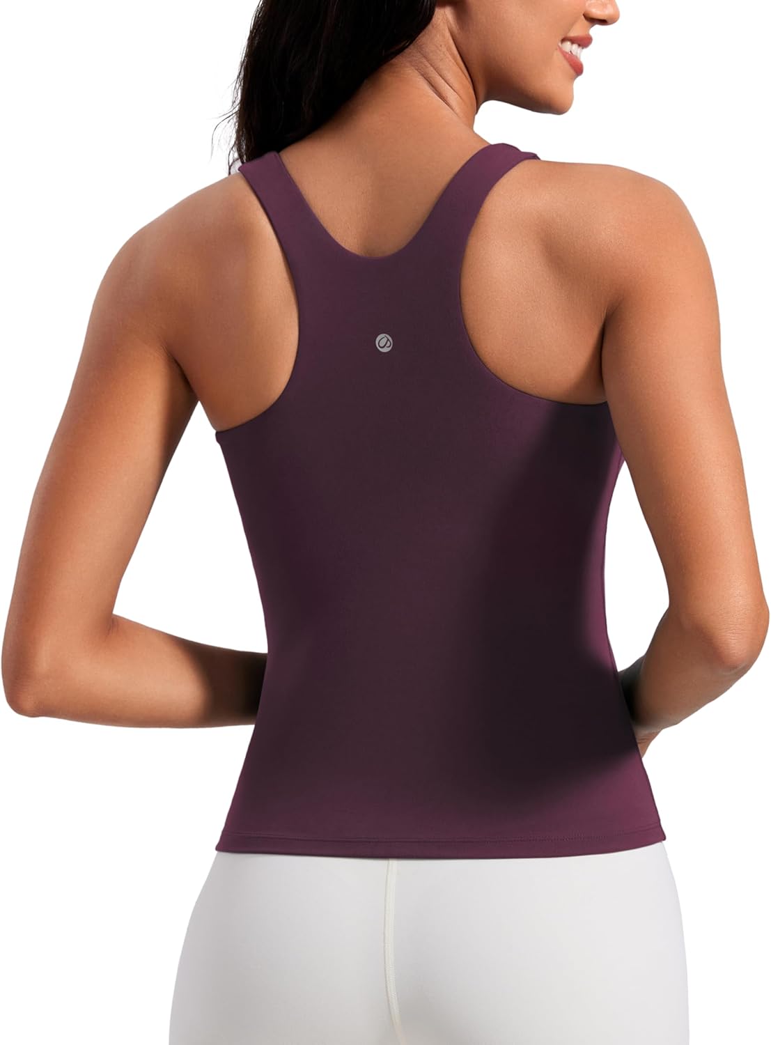 CRZ YOGA Butterluxe Workout Tank Tops for Women - High Neck