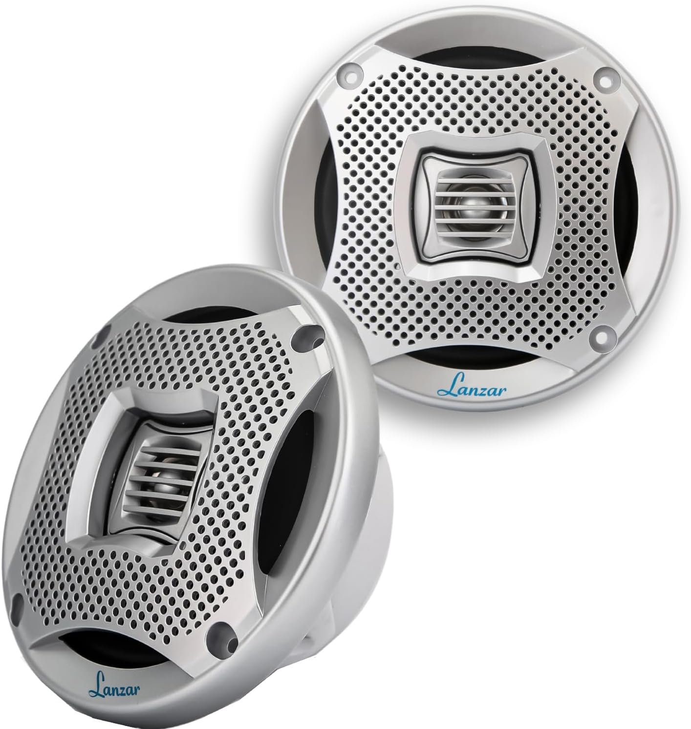 Pyle Lanzar 6.5 Inch Marine Speakers for Outdoor Audio Use