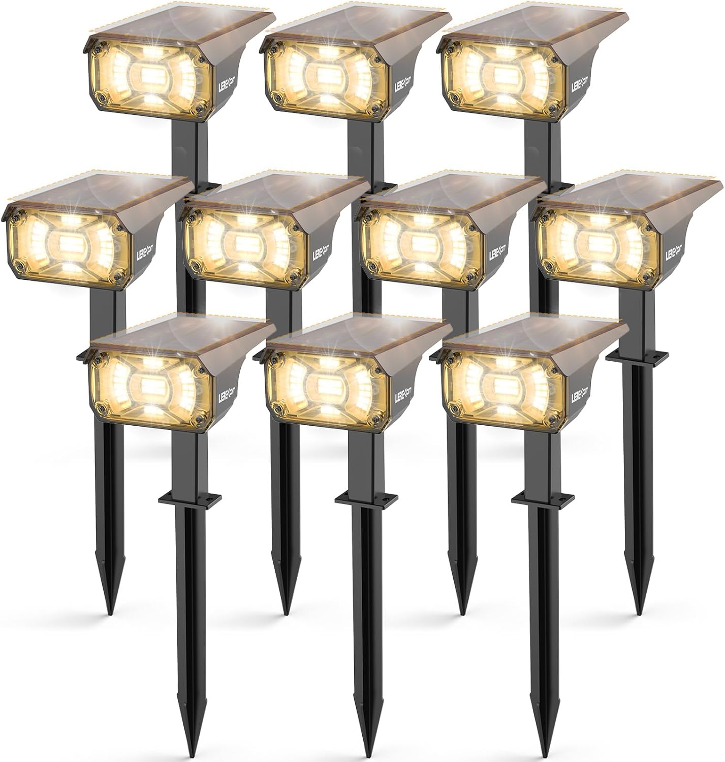 Solar Spot Lights Outdoor for Yard, Driveway, and Patio Use