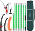 VEVOR Manual Pole Saw Extendable to 27 ft - Ladder-Free Pruning