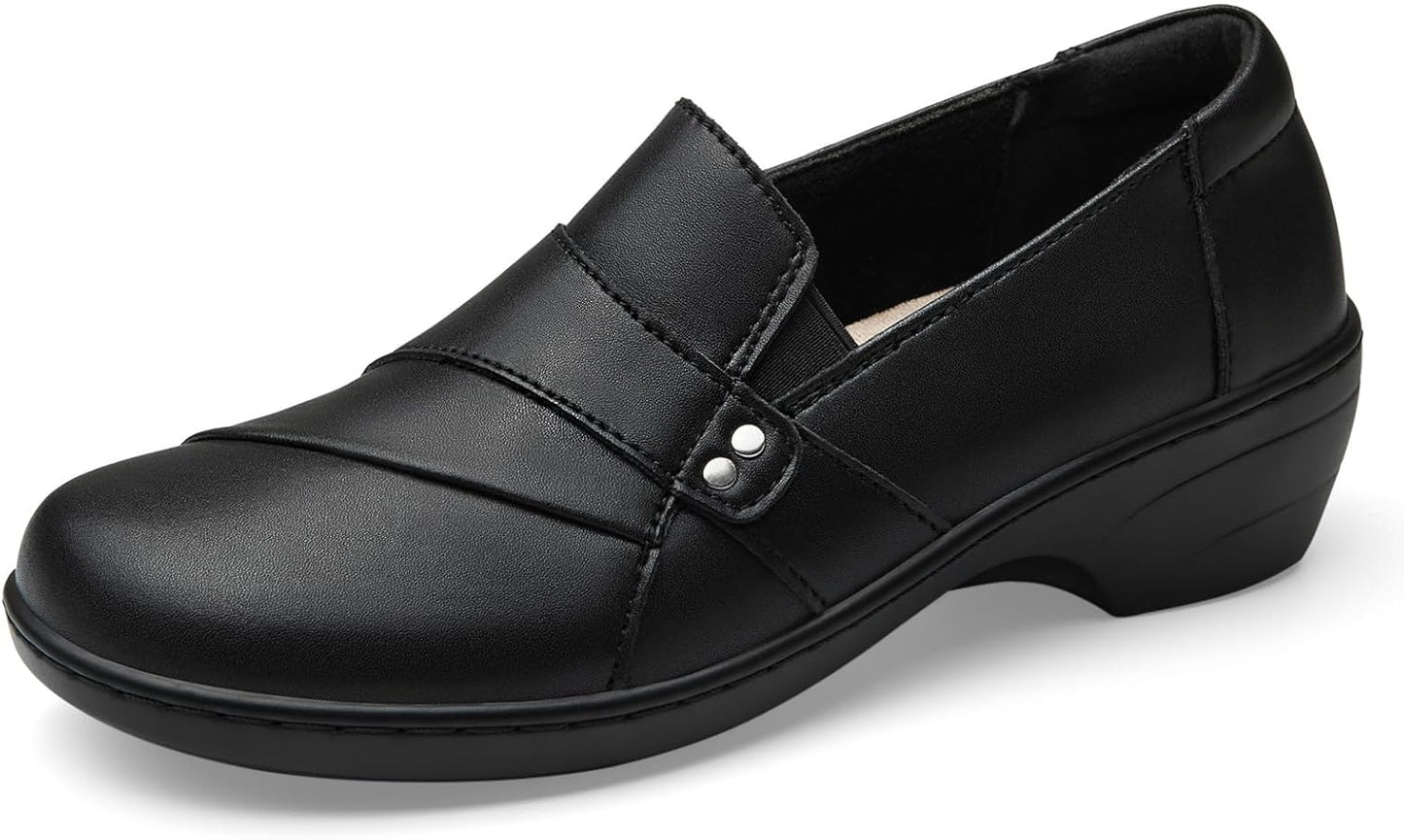 Women's Comfortable Lightweight Leather Loafers for Everyday Use