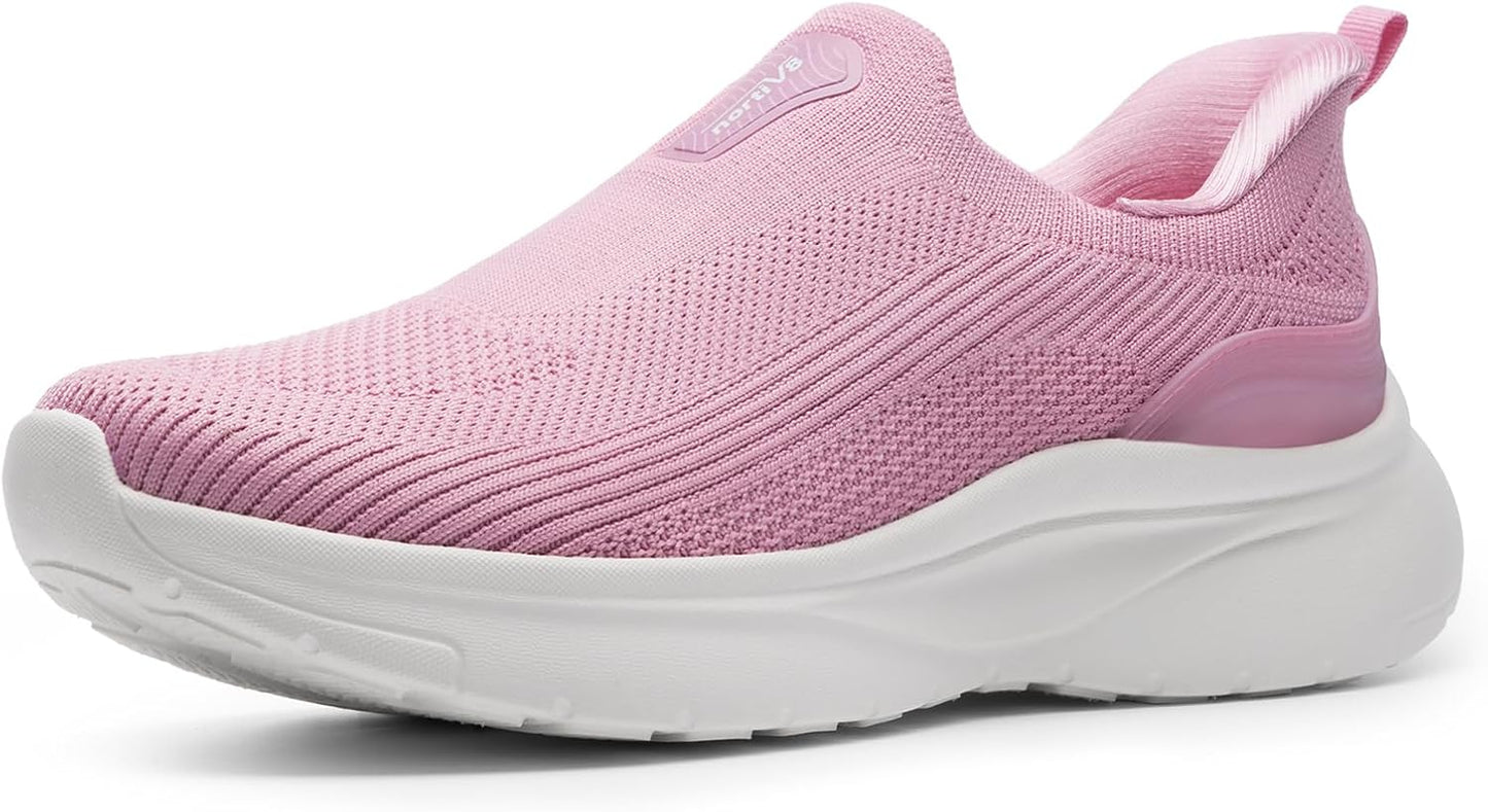 NORTIV 8 Women's Slip-On Walking Shoes for Comfort and Style