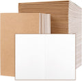 Kraft Notebooks 80pcs Blank Journals A5 Set - Bulk Value Pack