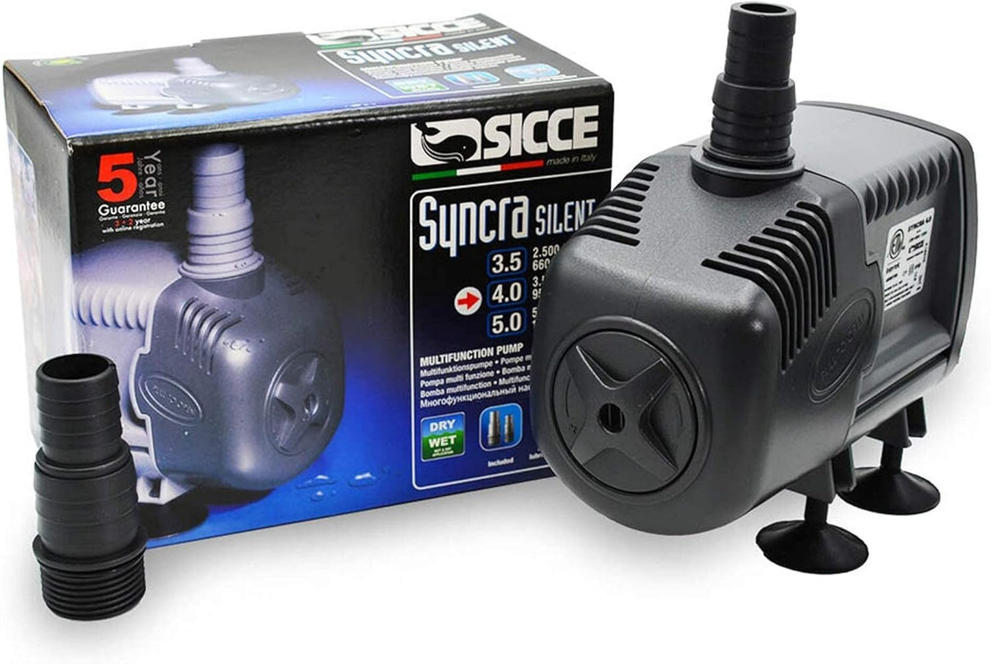 SICCE Syncra Silent 4.0 Multifunction 951 GPH Submersible Pump