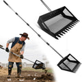 15in Extra Large Chicken Poop Scooper with Adjustable Handle - Less
