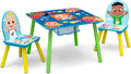 Delta Children Kids Table and Chair Set with Storage for Fun
