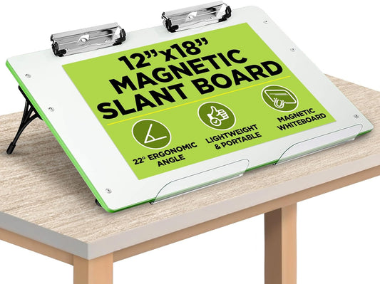 Slant Board for Writing: Adjustable Magnetic Whiteboard for All