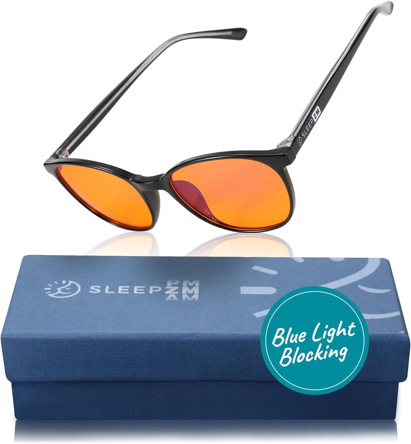 100% Blue Light Blocking Glasses for Better Sleep & Eye Comfort