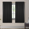 SHINELAND 63 Inch Blackout Curtains for Ultimate Comfort