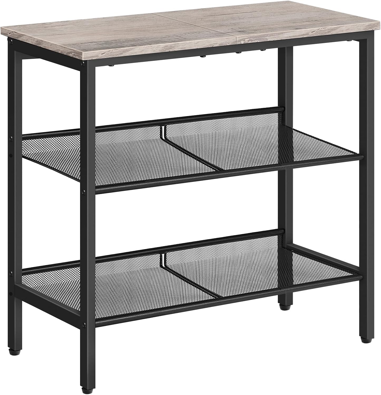 HOOBRO 3-Tier Narrow End Table for Small Spaces and More