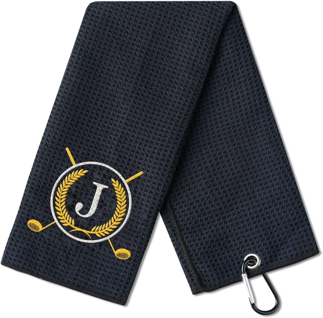 Monogrammed Microfiber Golf Towel - Personalized Luxury for Golfers
