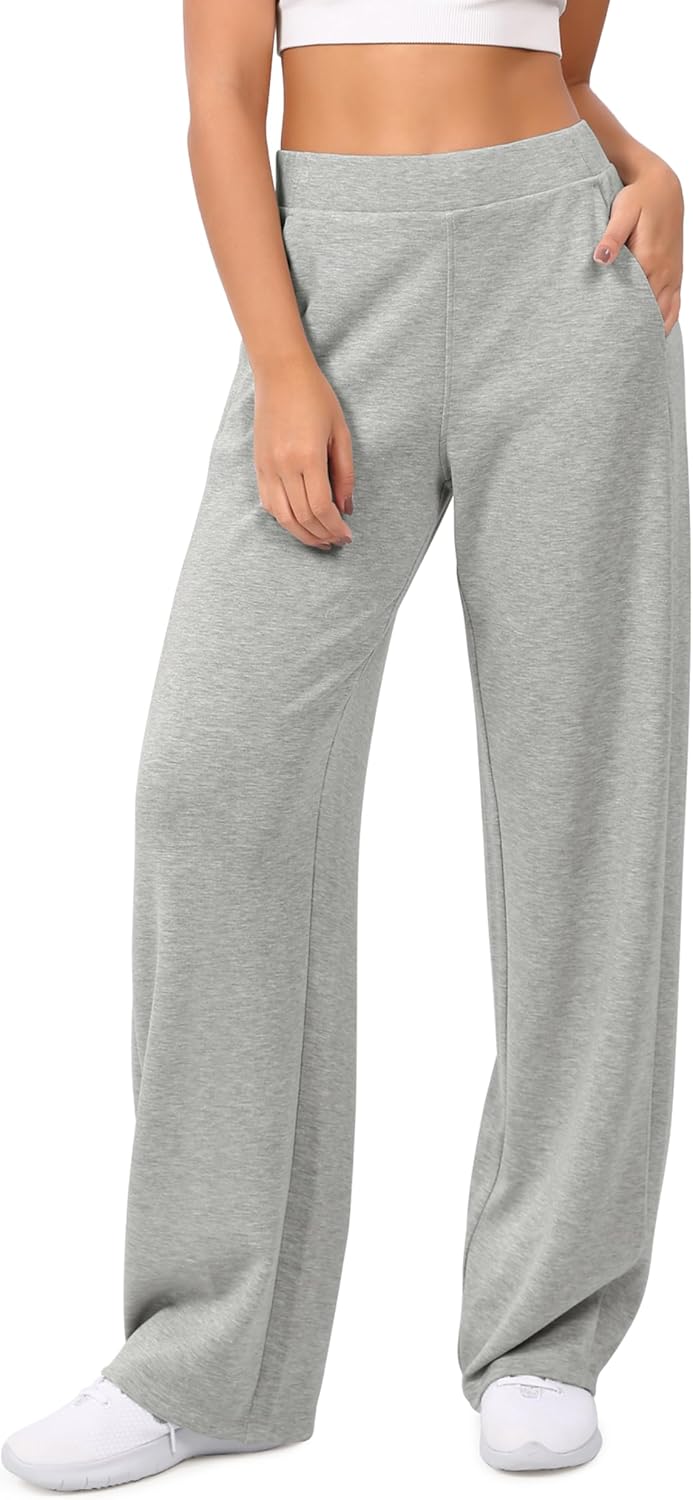 ODODOS Women's Modal Soft Wide Leg Pants for Casual Comfort