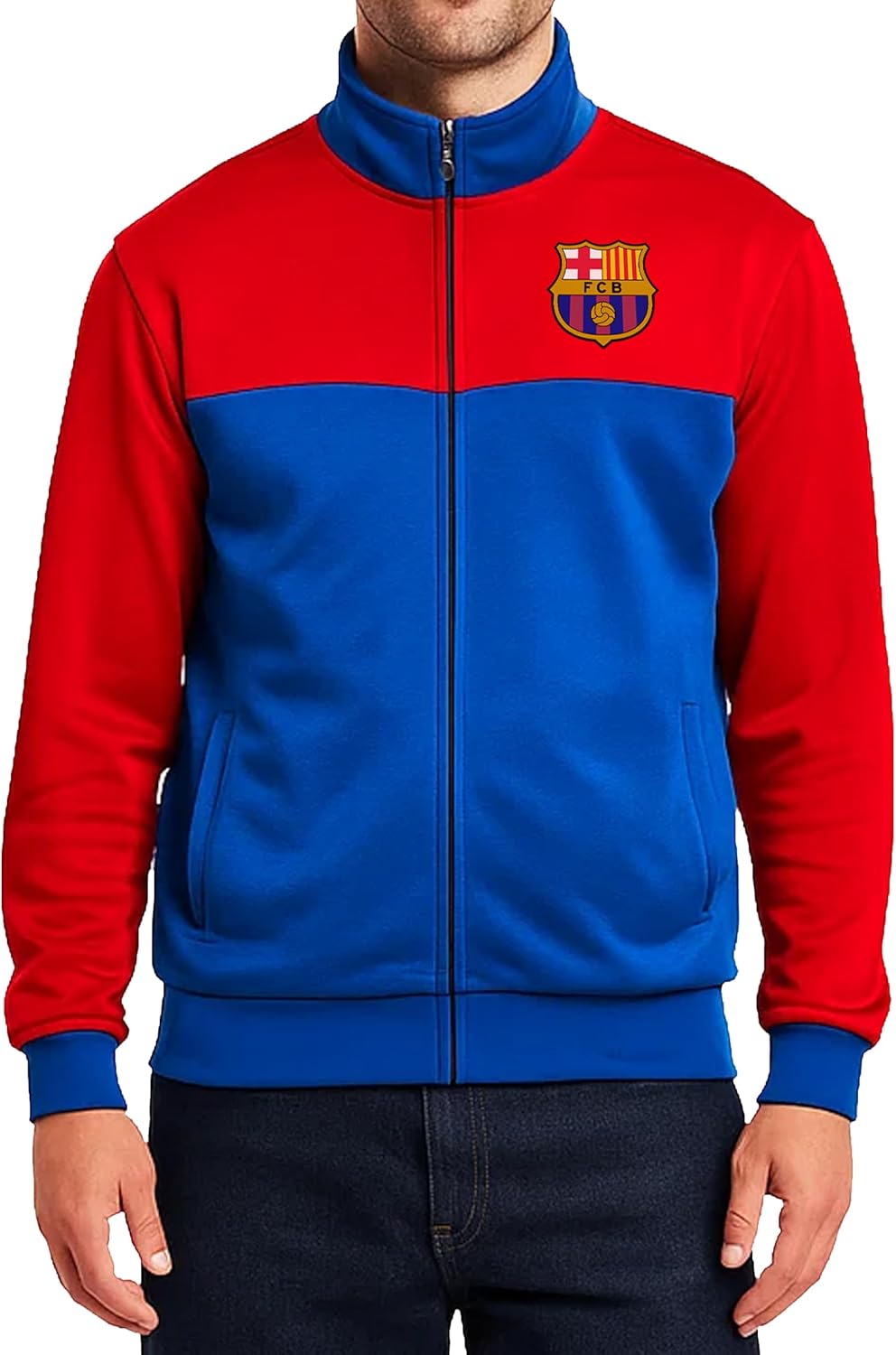 Icon Sports Track Jacket - Officially Licensed FC Barcelona Gear