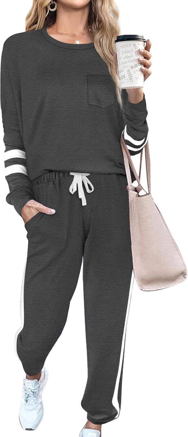 RUBZOOF Lounge Sets for Women - Stylish 2 Piece Travel Outfit