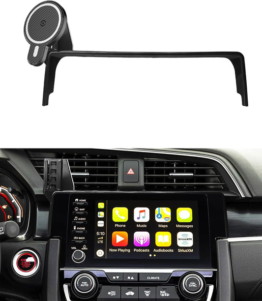 Car Phone Mount for Honda Civic 2016-2021 with Fast Charger