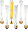 LiteHistory T10 6W E26 LED Bulb 60W Equivalent - Dimmable Neutral