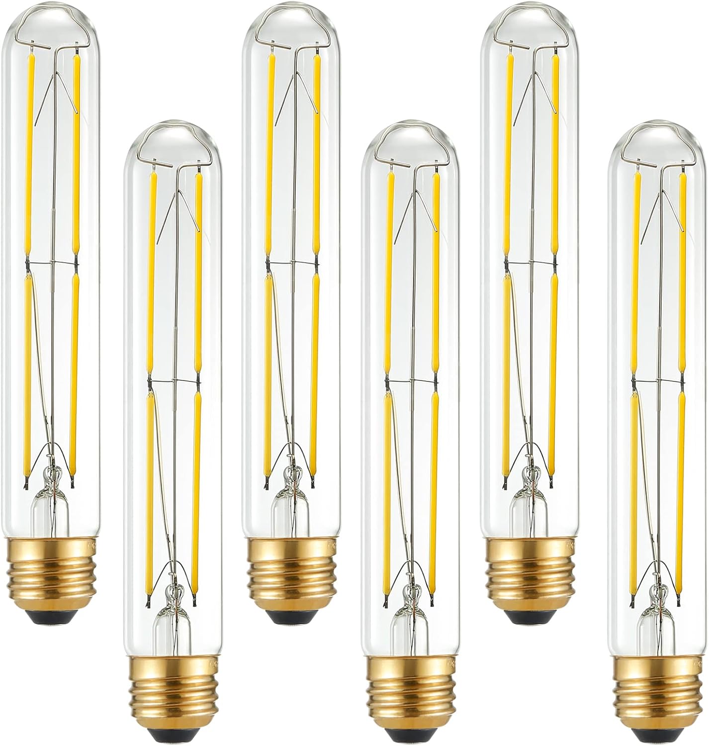 LiteHistory T10 LED Bulb 6W Dimmable E26 Edison Bulb for Home