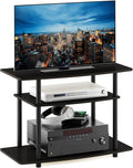 Furinno Turn-N-Tube 3-Tier Entertainment Center for TVs up to 32 in
