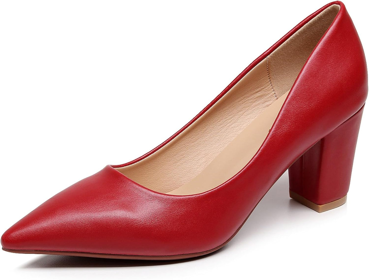 VenusCelia Women's Lewin Pump Chunky Heel Shoe for Every Occasion